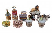 COLLECTION OF PORCELAIN & ENAM