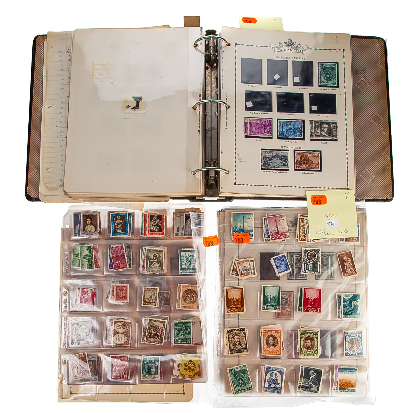 COLLECTION OF POSTAGE STAMPS OF