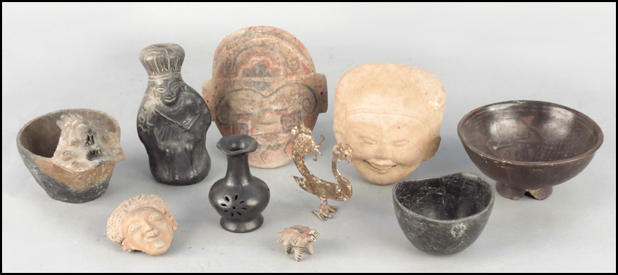 COLLECTION OF POTTERY. Comprised of