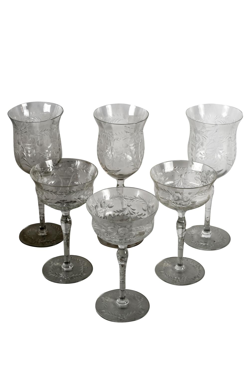 COLLECTION OF PRESSED GLASS