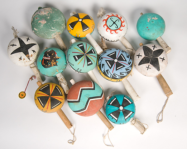 Collection of Pueblo Gourd