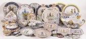 COLLECTION OF QUIMPER FAIENCE