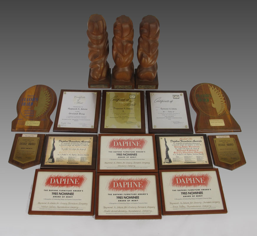 COLLECTION OF RAY SOBOTA AWARDS &