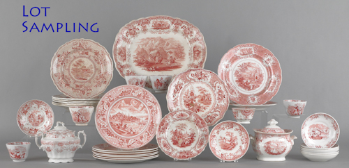 Collection of red transfer