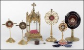COLLECTION OF RELIQUARIES. Tal