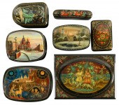 COLLECTION OF RUSSIAN LACQUERE
