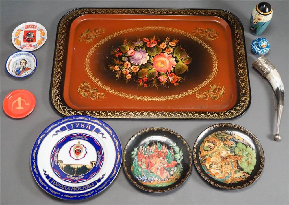 COLLECTION OF RUSSIAN PORCELAIN AND
