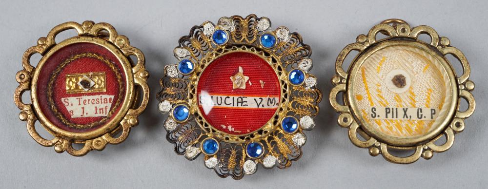 COLLECTION OF SAINTS' RELICS: SAINT