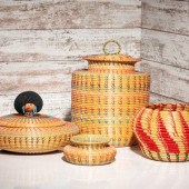 Collection of Seminole Baskets