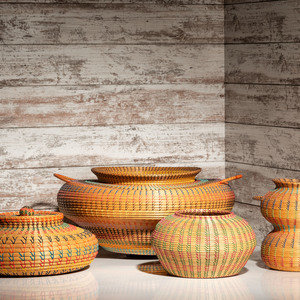 Collection of Seminole Baskets 20th