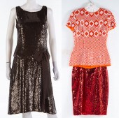 COLLECTION OF SEQUINED CLOTHIN