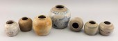 COLLECTION OF SEVEN ASIAN BLUE
