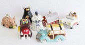 COLLECTION OF SEVEN CERAMIC CO