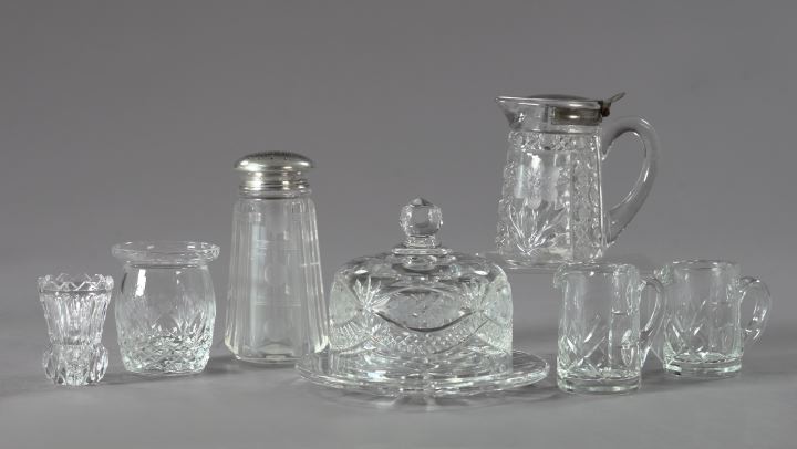 Collection of Seven Glass Objects,