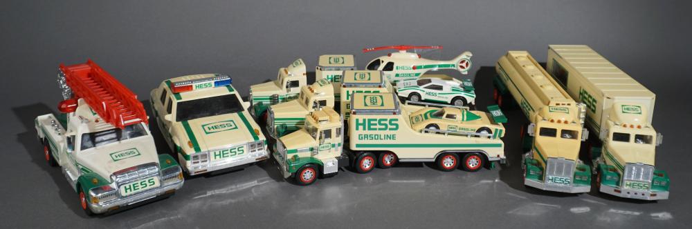 COLLECTION OF SEVEN HESS TOY CARS
