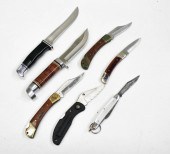 COLLECTION OF SEVEN KNIVESCOLL