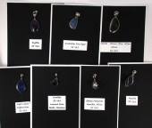 COLLECTION OF SEVEN SEMI-PRECI