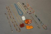 COLLECTION OF SEVEN SEMI-PRECI