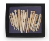 COLLECTION OF SEVENTEEN BODKIN
