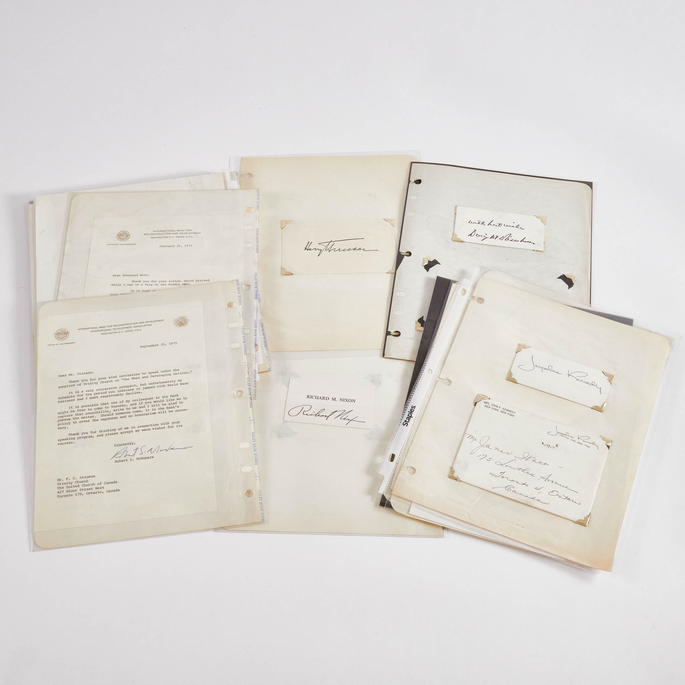 Collection of Signatures and