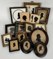 COLLECTION OF SILHOUETTES 19TH