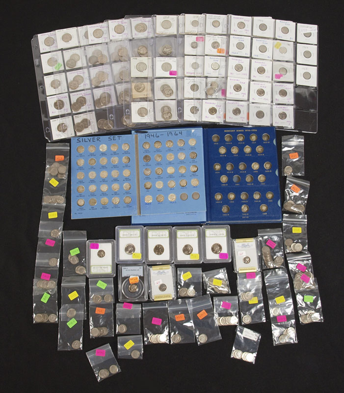 COLLECTION OF SILVER AND LATER