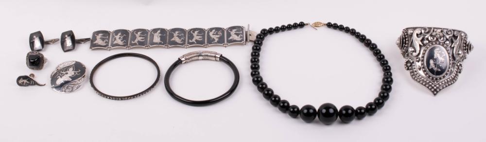 COLLECTION OF SILVER AND NIELLO