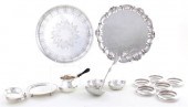 Collection of silver and plate