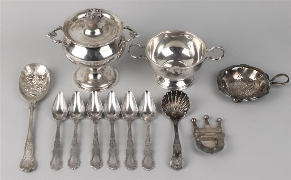 COLLECTION OF SILVER AND