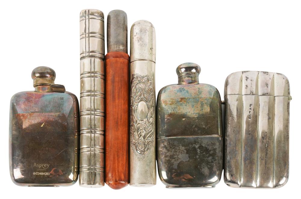 COLLECTION OF SILVER CIGAR
