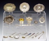 COLLECTION OF SILVER DISHES, S