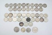 COLLECTION OF SILVER HALF DOLL