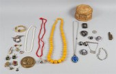 COLLECTION OF SILVER JEWELRY,