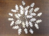 COLLECTION OF SILVER LEAF DECO