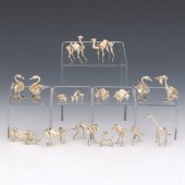 COLLECTION OF SILVER MINIATURE