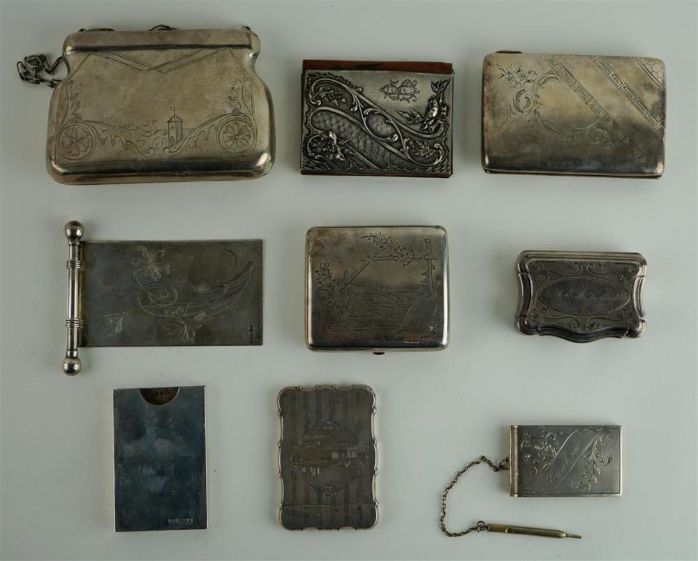 COLLECTION OF SILVER PERSONAL