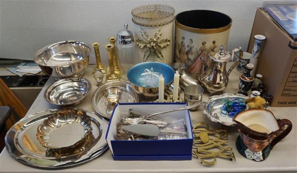 COLLECTION OF SILVER PLATE