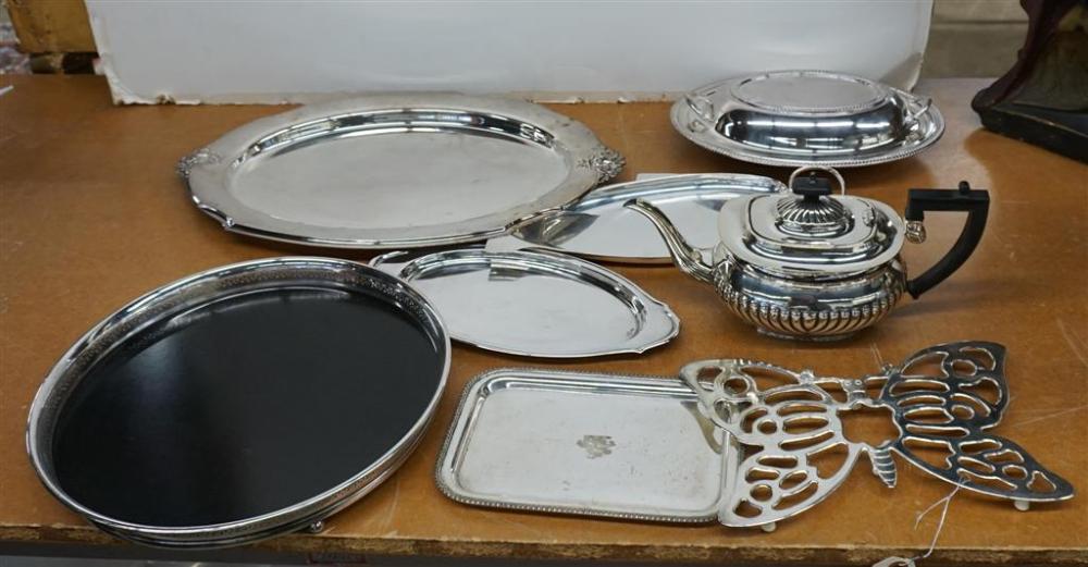 COLLECTION OF SILVER PLATE