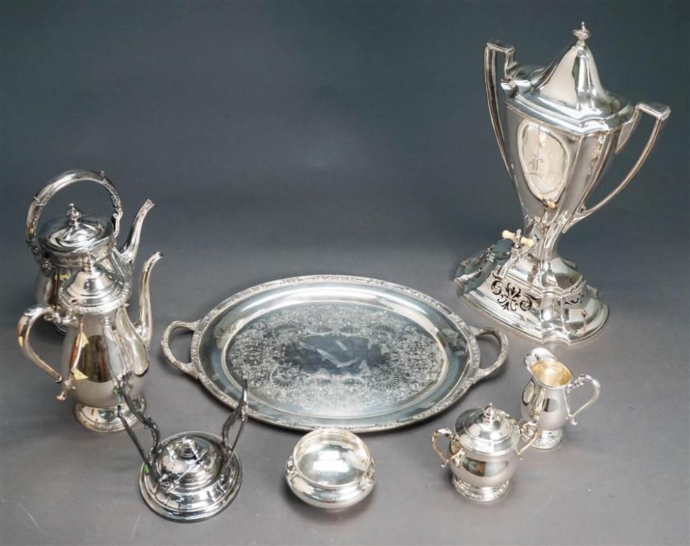 COLLECTION OF SILVER PLATE