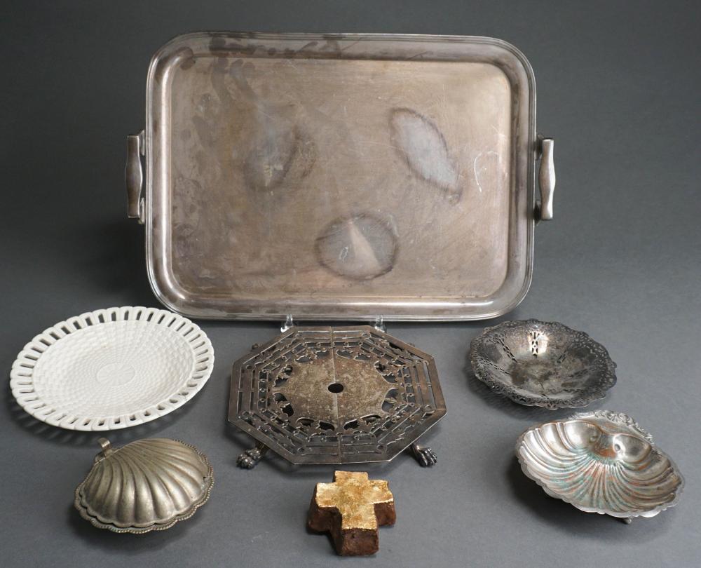 COLLECTION OF SILVERPLATE TWO