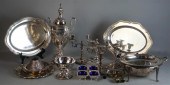 COLLECTION OF SILVERPLATED TAB