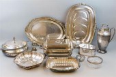 COLLECTION OF SILVERPLATED TAB