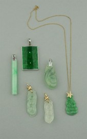 COLLECTION OF SIX 14K AND 18K