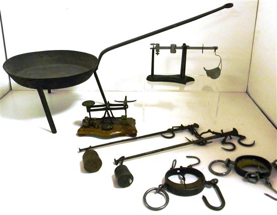 Collection of six 19th C. scales
