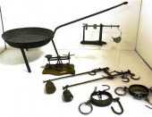 Collection of six 19th C. scal