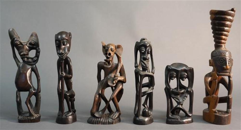 COLLECTION OF SIX AFRICAN/OCEANIC