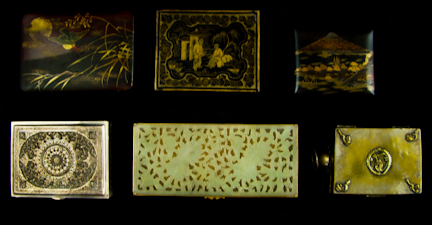 COLLECTION OF SIX ASIAN BOXES