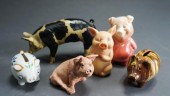 COLLECTION OF SIX ASSORTED PIG