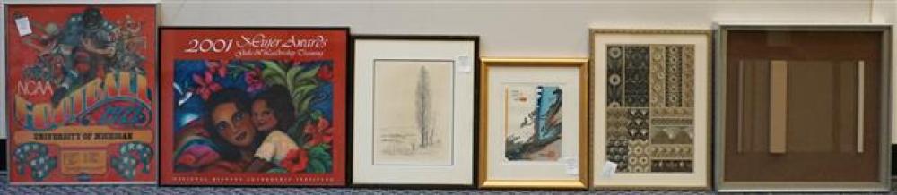 COLLECTION OF SIX ASSORTED WORKS OF