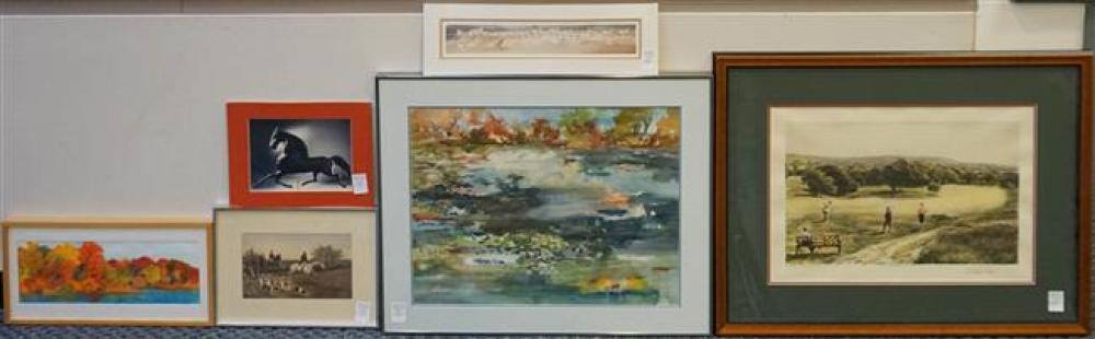 COLLECTION OF SIX ASSORTED WORKS OF